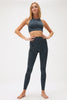 Love Sculpt Jacquard Legging - Deep Sea Blue Swirl