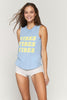 Vibes Muscle Tank - Sky