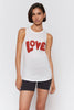 Love Movement Tank-Stone
