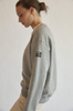 Llanes Because Sweatshirt - Grey/Pink