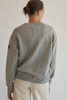 Llanes Because Sweatshirt - Grey/Pink