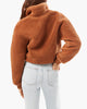 Teddy Bomber Jacket- Copper