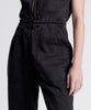 Sleeveless Olivia Aviator Jumpsuit- Washed Black
