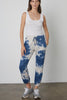Nissa Tie Dye Fleece Pant - Navy