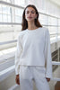 Arissa Sherpa Fleece Sweater - Cream