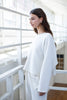 Arissa Sherpa Fleece Sweater - Cream