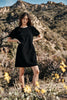 Ryleigh Corduroy Short Dress - Black