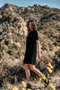 Ryleigh Corduroy Short Dress - Black