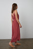 Kayle Cotton Dress - Bordo