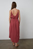Kayle Cotton Dress - Bordo