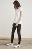 Faux Leather Legging-Black