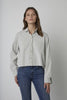 Parker Corduroy Button Up Top - Sand