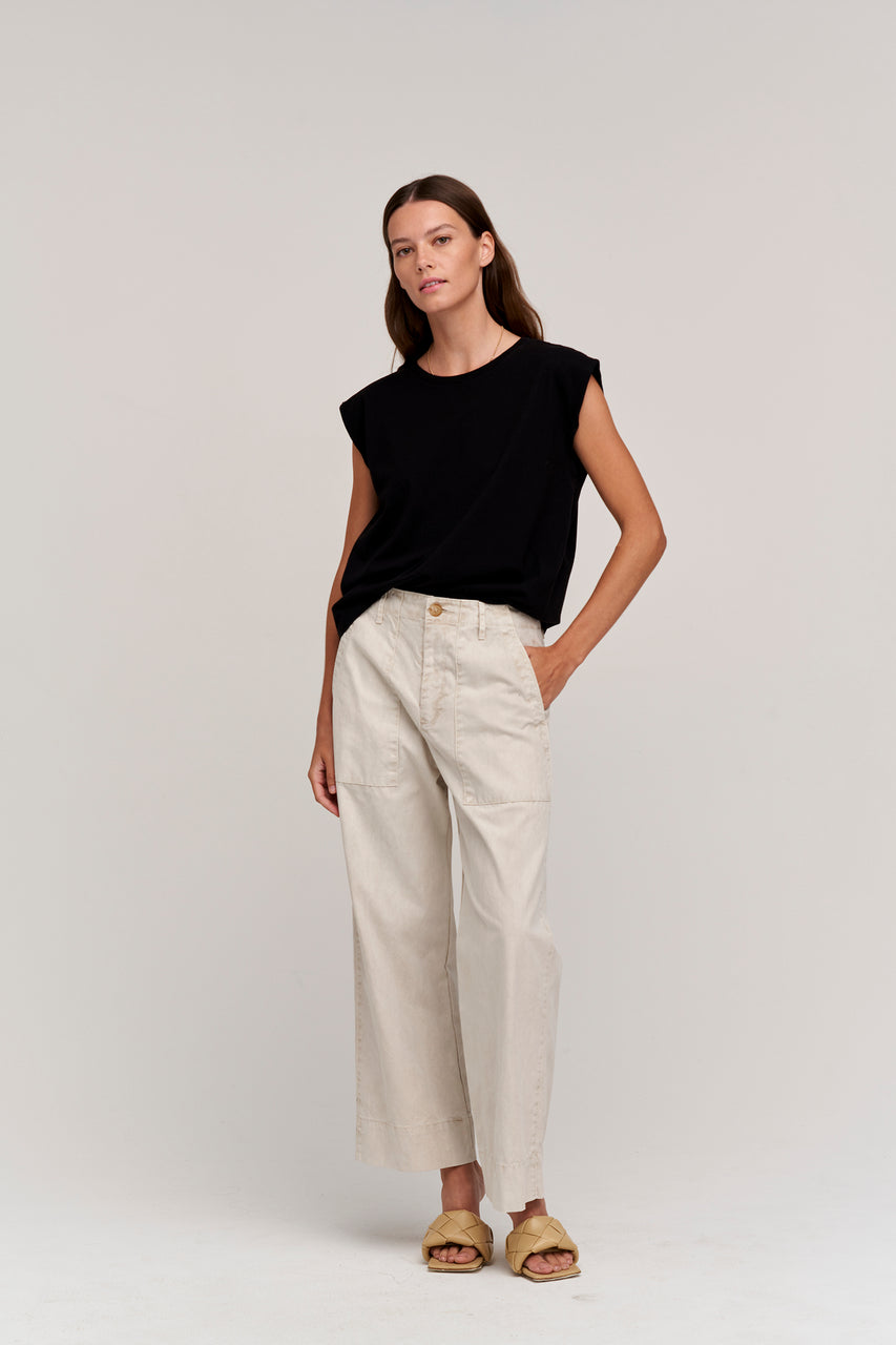 MYA COTTON CANVAS PANT - OAT