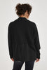 Mattia Mixed Media Jacket- Black Beauty