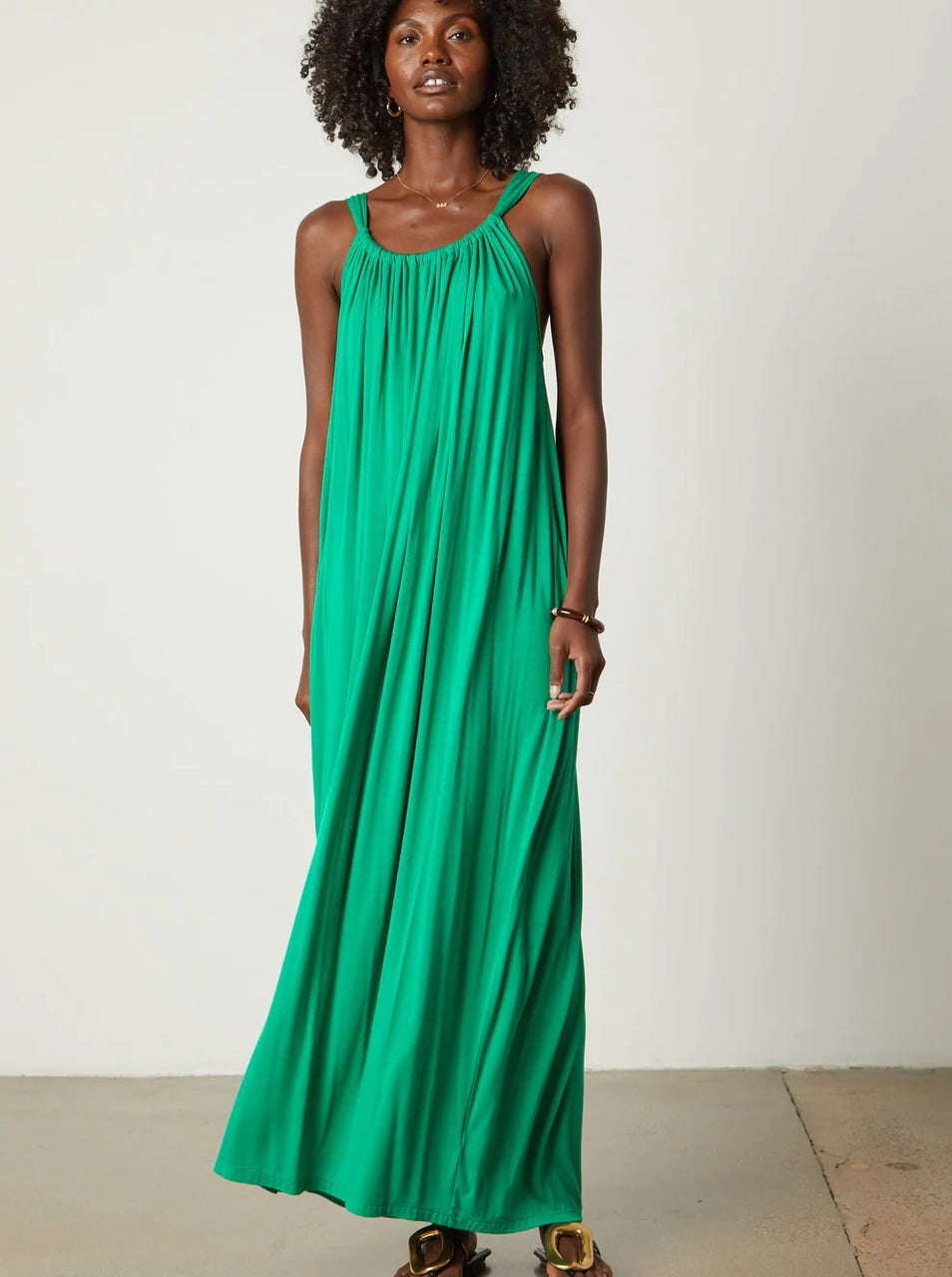 Cheyenne Modal Jersey Dress- Green
