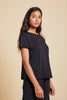 Jersey Crew Tee-Black