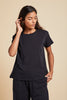 Jersey Crew Tee-Black