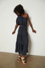 Giselle Linen One Shoulder Dress - Shadow