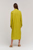 JORA LINEN SHIRT DRESS - LEMON DROP