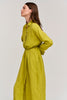JORA LINEN SHIRT DRESS - LEMON DROP