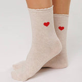Red Heart Earth Socks - Beige