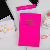 Where There's A Woman There's A Way Journal - Bright Pink