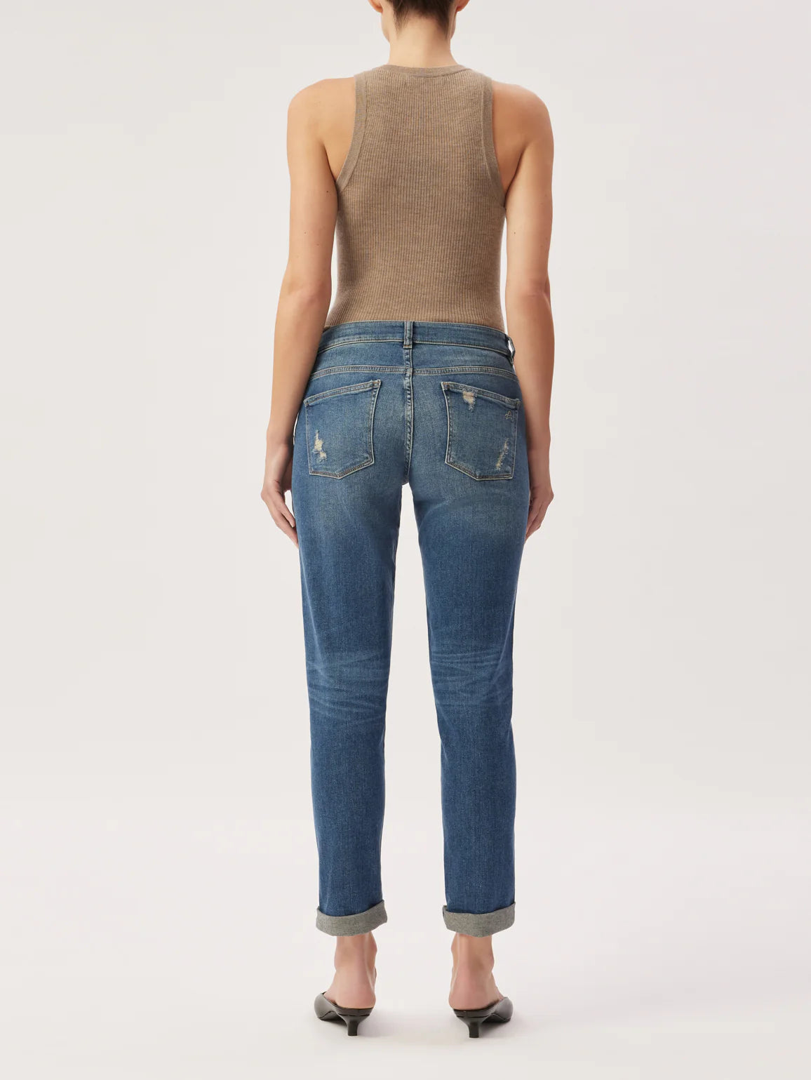 Riley Straight Boyfriend Jean - Adams