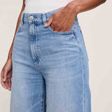 Hepburn High Rise Wide Leg Vintage - River Bank