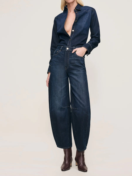 Miro High Rise Barrel Jeans - Ventura