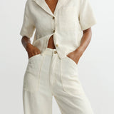 Taylor Relaxed Barrel-Flax Linen
