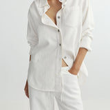 Faye Shirt - White Aura