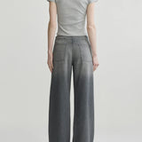 Sienna Low Slung Wide Leg - Ash Grey Aura