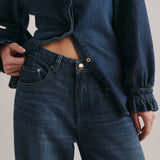 Alex Baggy Wide Leg -Fall Blues Aura