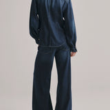 Alex Baggy Wide Leg -Fall Blues Aura