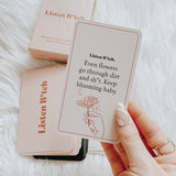 Listen Bitch Affirmation Cards