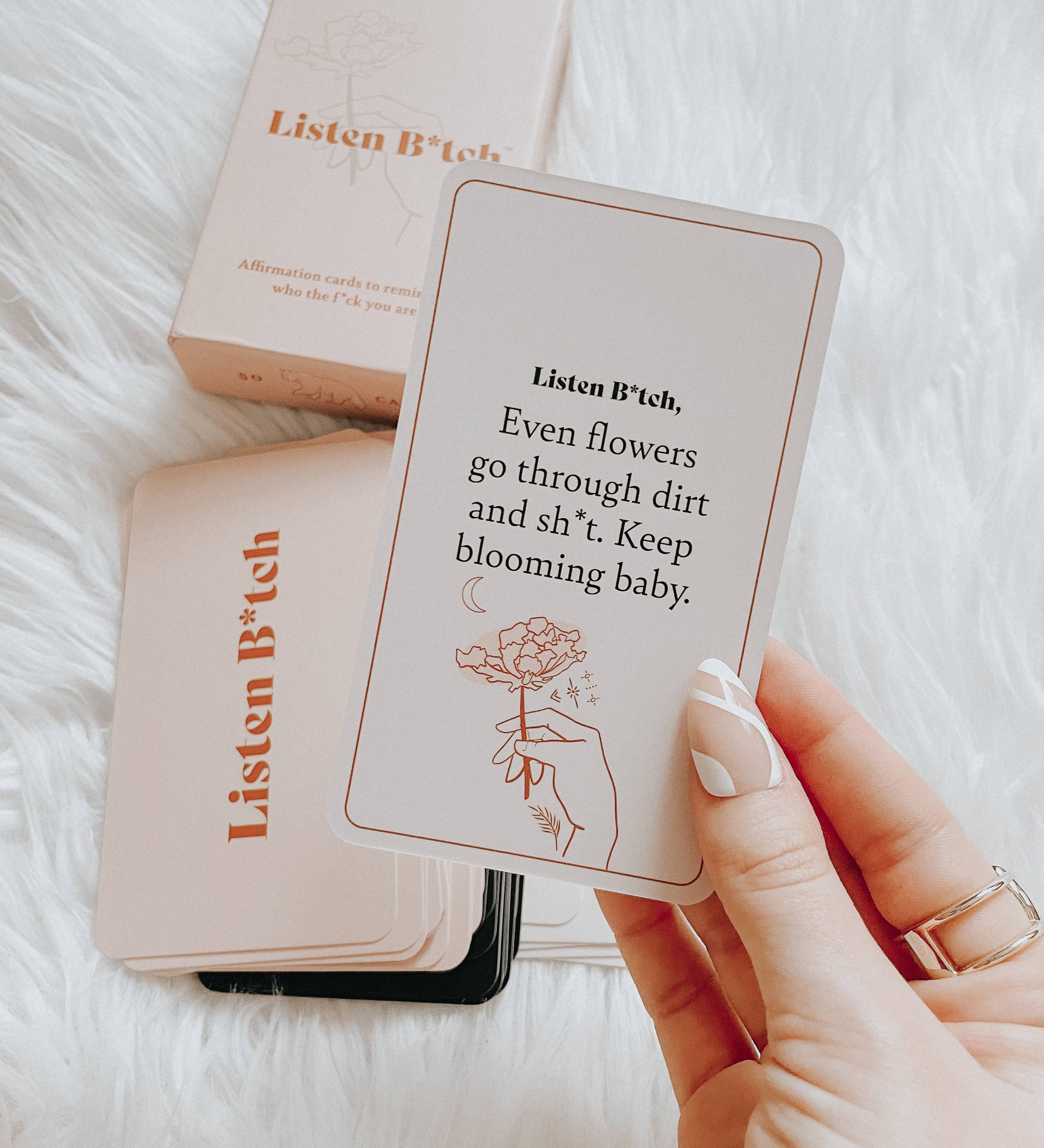Listen Bitch Affirmation Cards