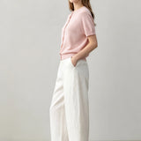 Suzanne Silk Cardigan - Pink