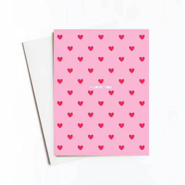Valentines Hearts Card