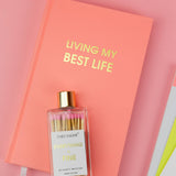 Living My Best Life Journal - Sunset Pink