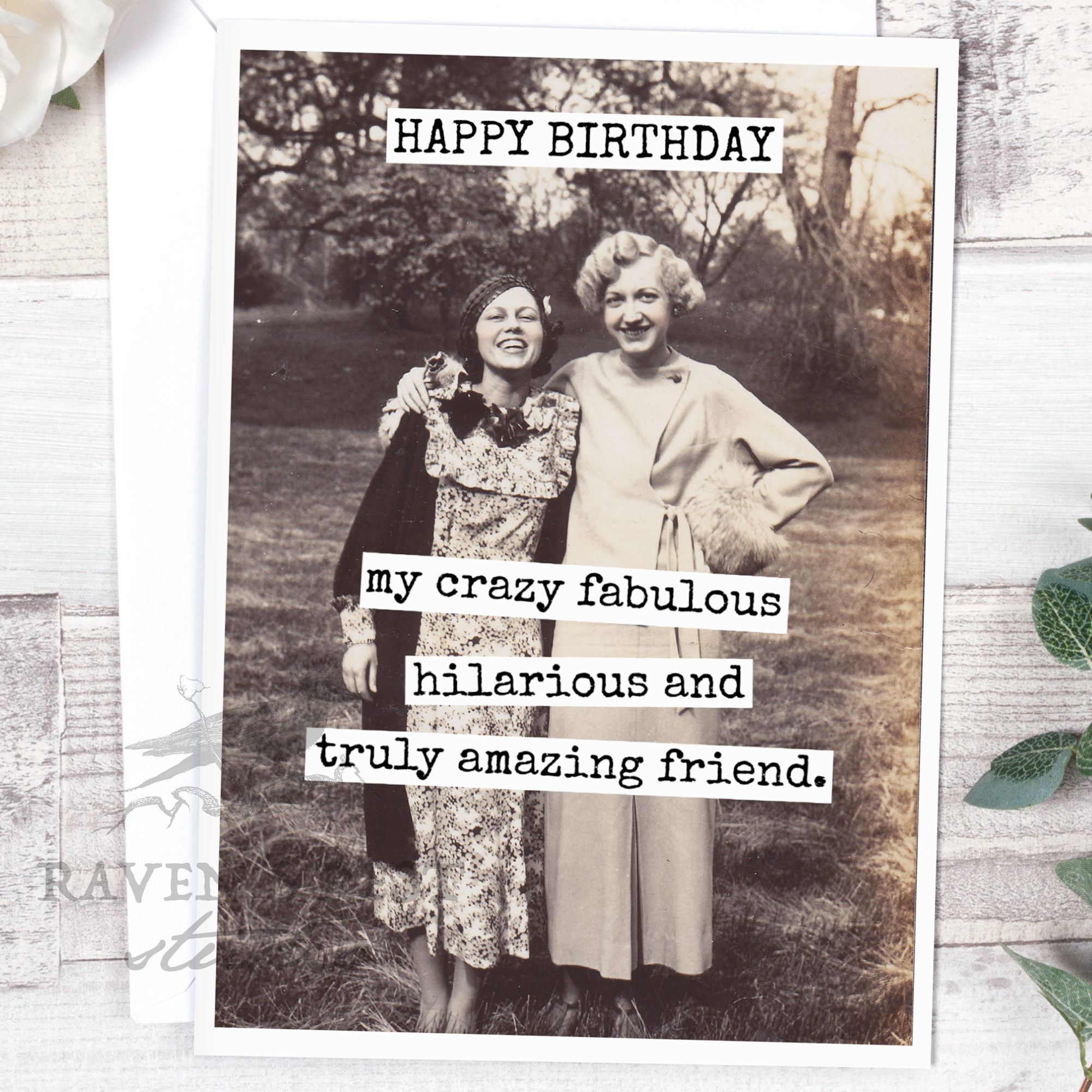 Crazy Fabulous Hilarious Truly Amazing Card