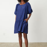 Reece 3/4 Sleeve Dress - Cavern