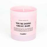 You're Doing Great Candle