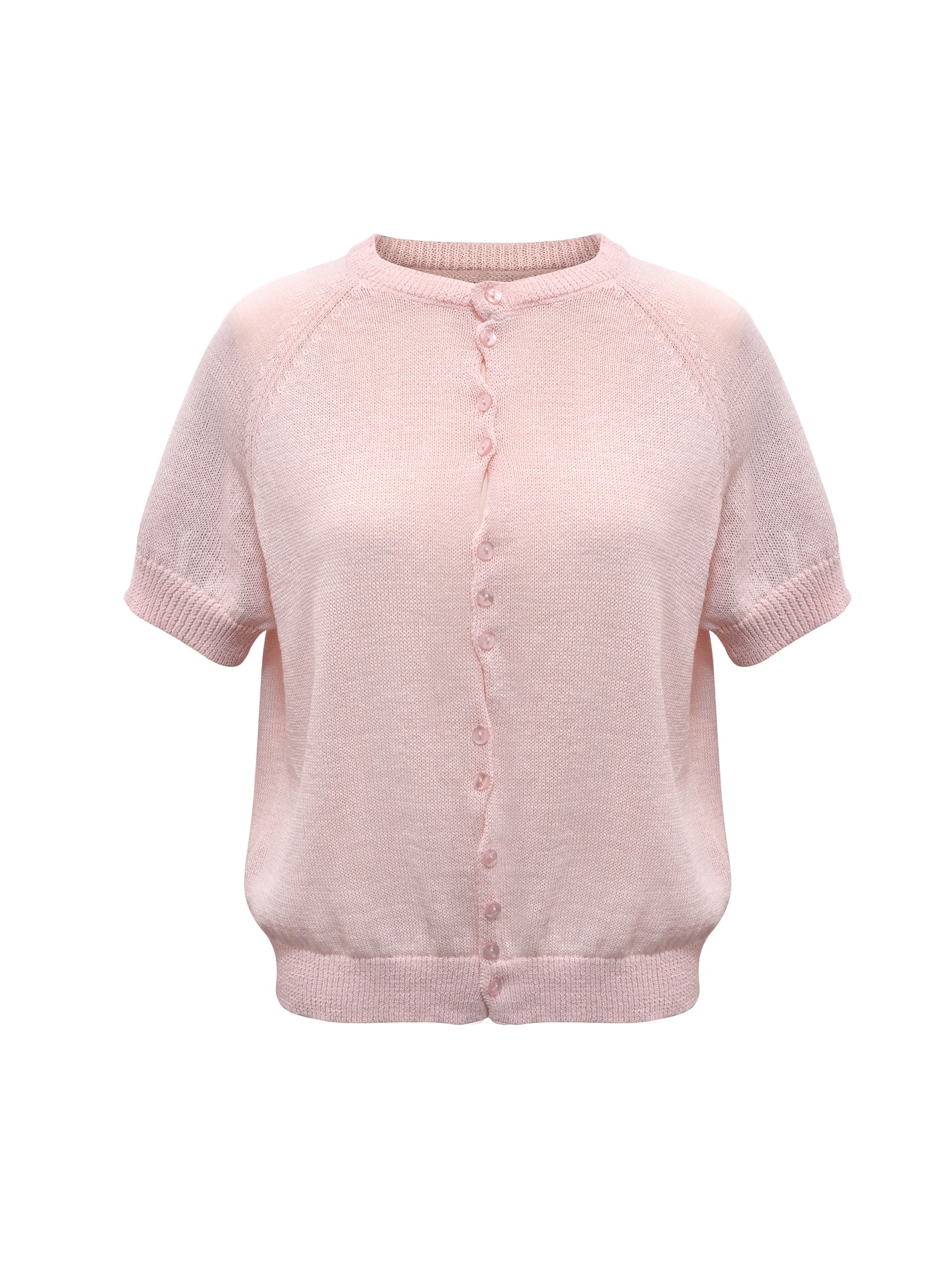 Suzanne Silk Cardigan - Pink