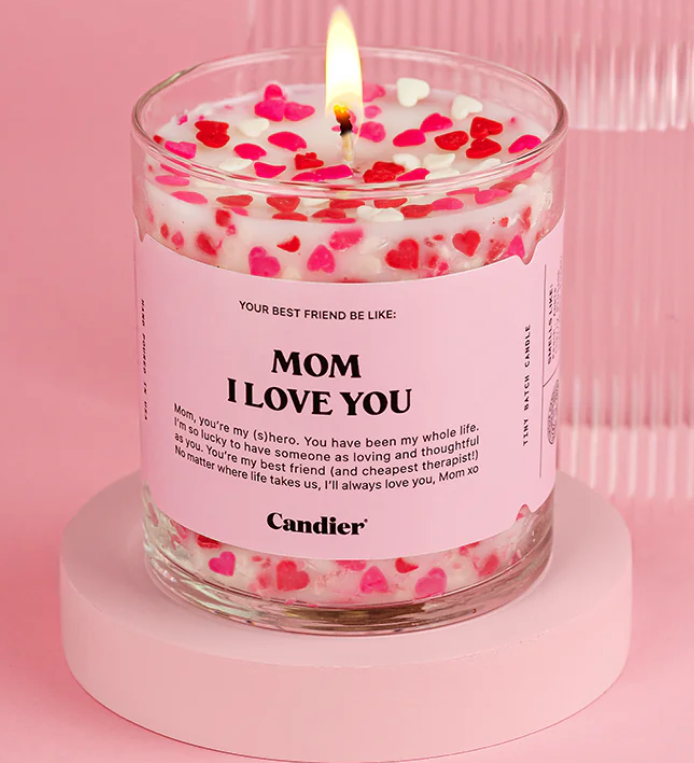 Mom, I Love You Candle