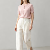 Suzanne Silk Cardigan - Pink