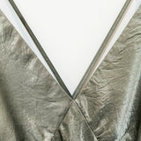 Satin Acetate Slip Maxi Dress - Green