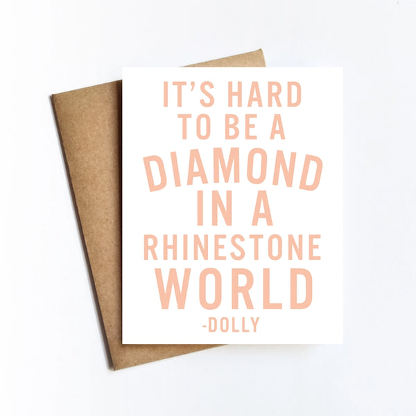Dolly Diamond Card