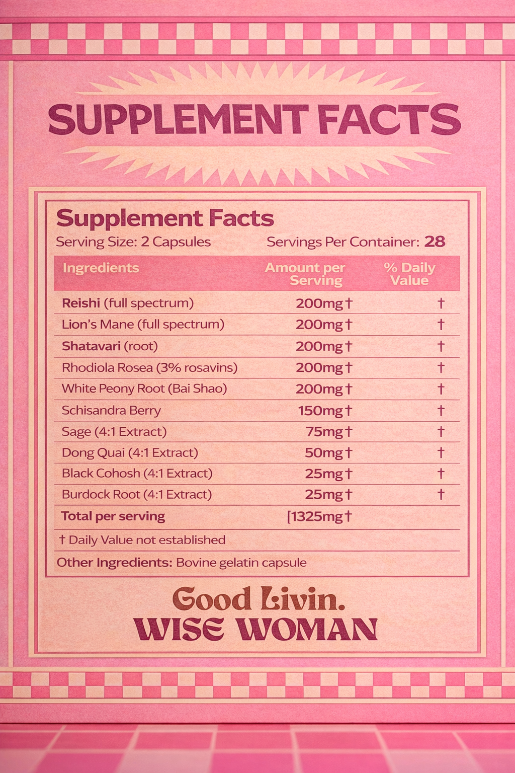 Wise Woman - Peri/Post Menopause