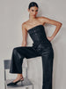 Bustier Top - Black Coated