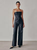 Bustier Top - Black Coated